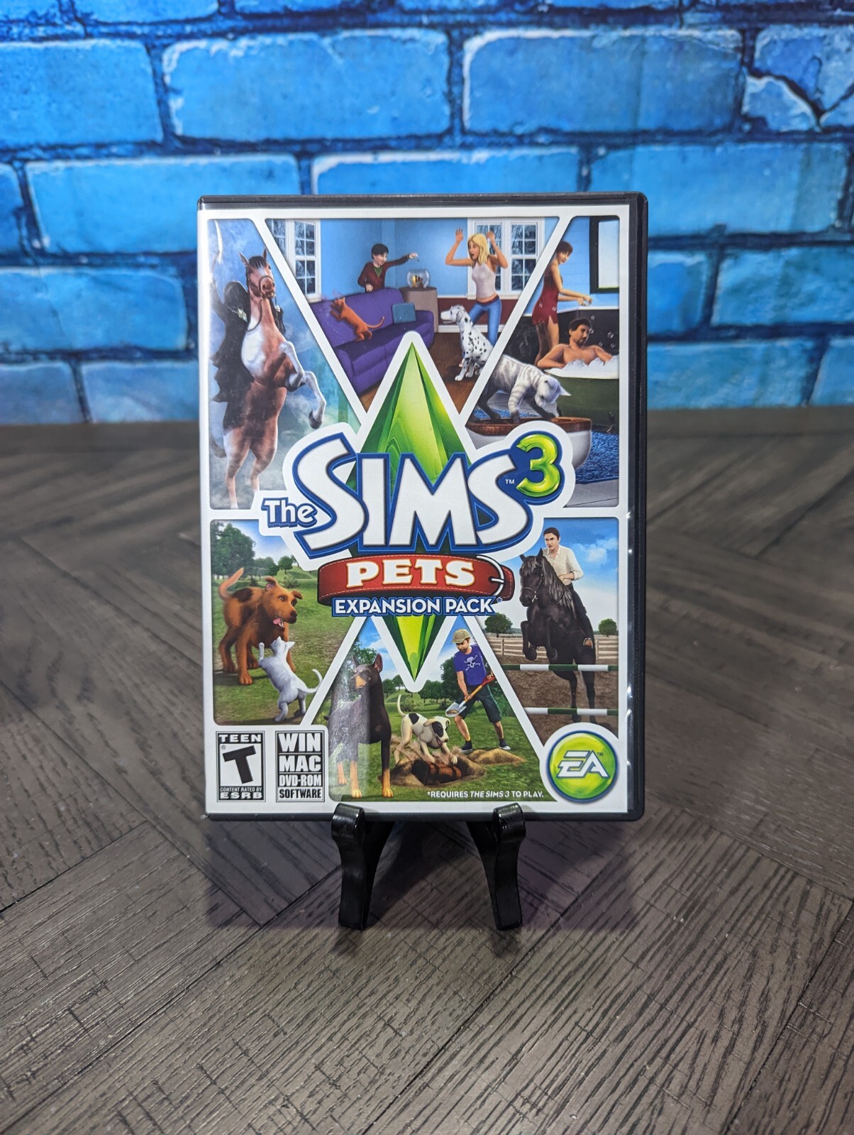 The Sims 3 Pets Expansion Pack (Windows PC/MAC, 2011) Game, Case, and