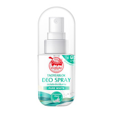 Desodorante de aluminio spray olor corporal natural fresco blanco puro sin alcohol 50 ml x 6