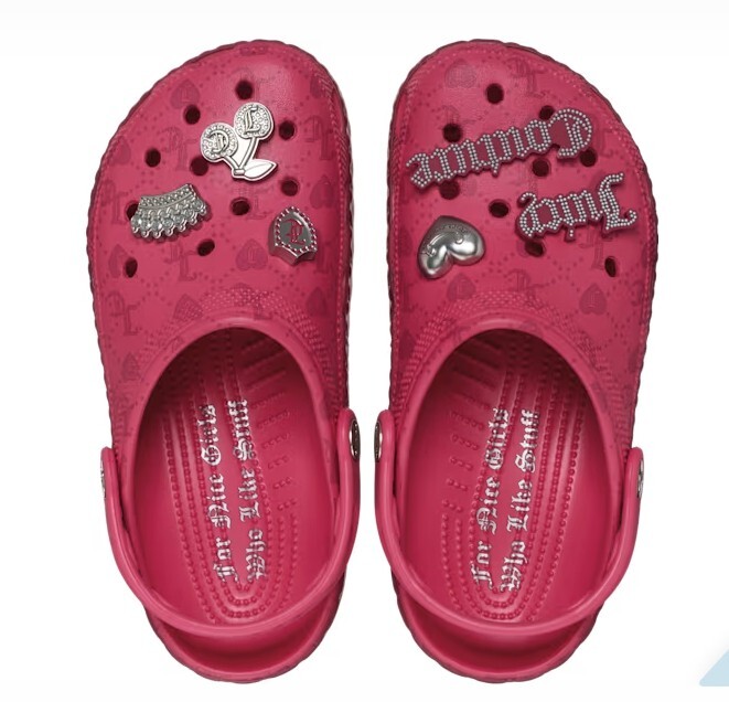 【CROCS】xJuicy Couture Classic Clog ハートパターン(23~26.5) Juicy Couture x Crocs Classic Clog Pink - Mar 2025 - 210823