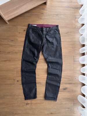 VTG Dirk Bikkembergs by Sinv Luxury Black Shiny Pants