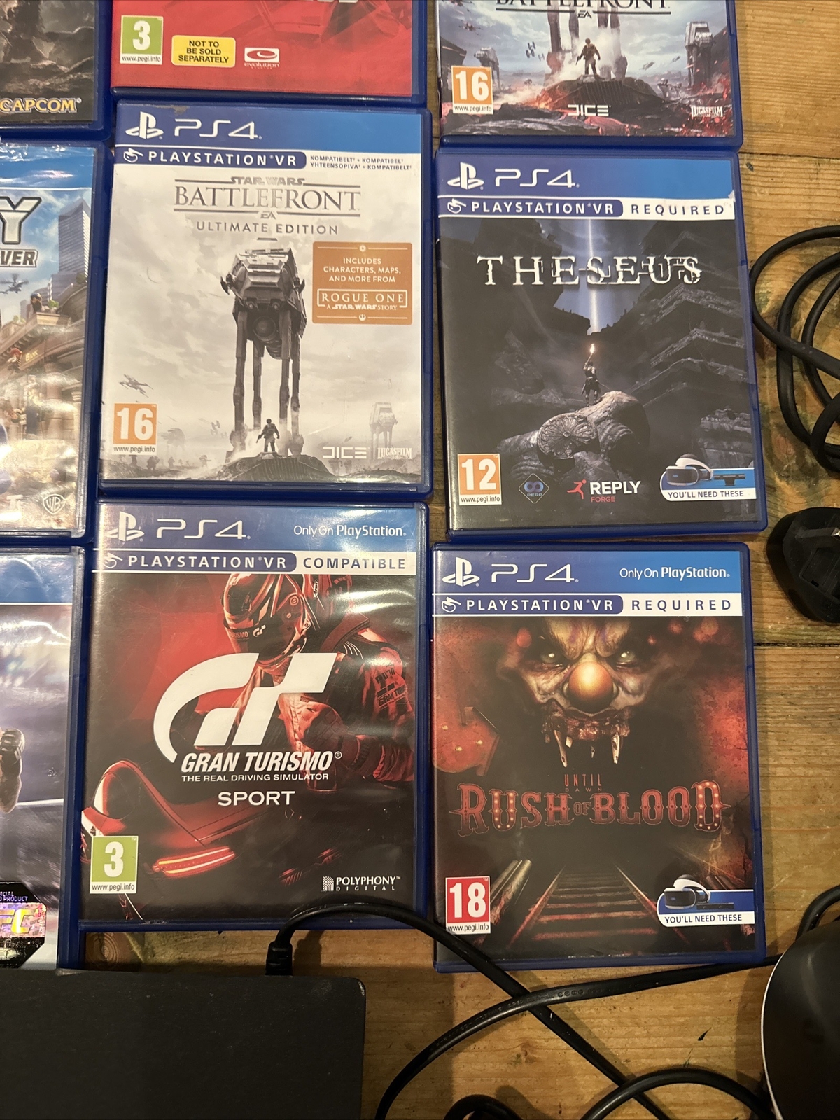 PlayStation 4 Pro VR Headset bundle 1tb Console Vr Games And 26 Games Fast Post eBay