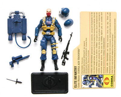 2007 Hasbro GI Joe 25th Anniversary COBRA AIR TROOPER v1 Figure