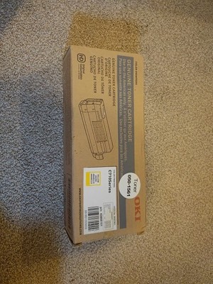 Genuine OKI Okidata C710 Printer High Yd Yellow Toner Cartridge 43866101