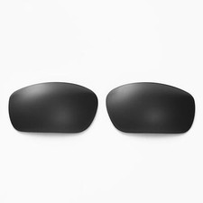 Walleva Black Polarized Replacement Lenses For Oakley Jawbone Sunglasses