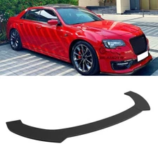 Gloss Black Front Bumper Lip Splitter Spoiler For Chrysler 300 C S SRT 2015-2023