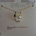 (1) Disney Mickey Mouse "Laughter Is Timeless" Necklace / Script On Back  *Rare* — photo 2