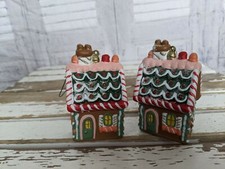 green WHC gingerbread house ornament Xmas holiday tree