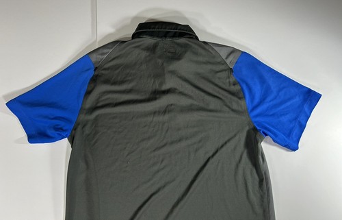 Duke Blue Devils Nike Polo Shirt Mens M Dri-Fit Tour Performance Nike Golf Gray - Picture 13 of 14