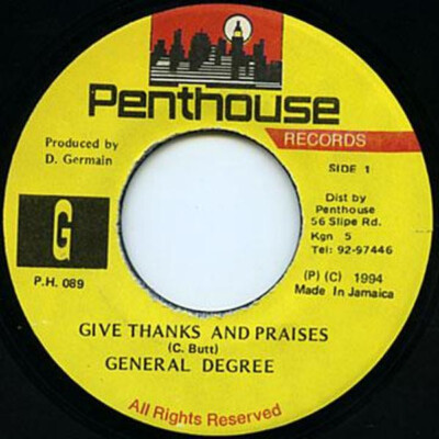 General Degree - Give Thanks And Praises / VG / 7