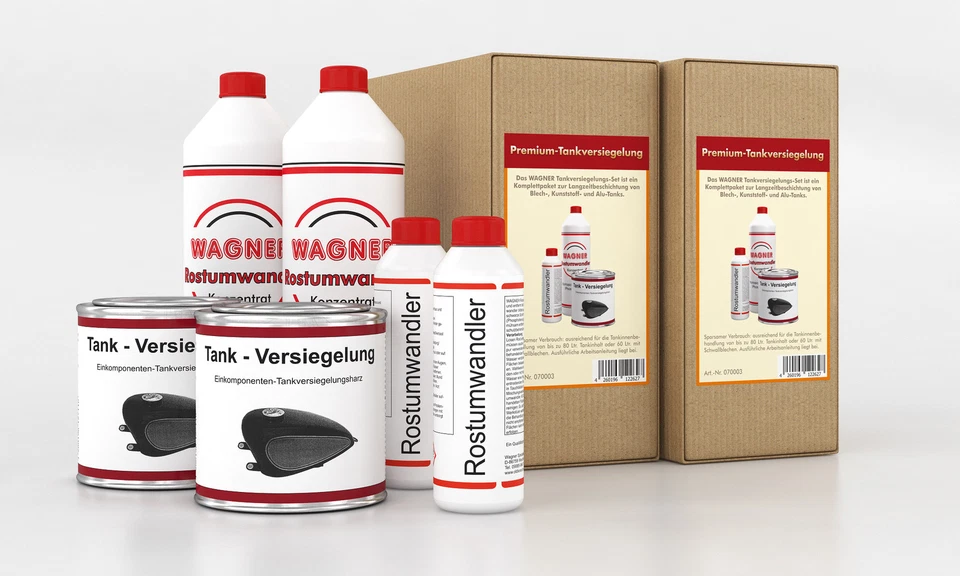 Tankversiegelung Tankbeschichtung Tanksanierung Set 6-teilig für 160 Liter - Bild 3 von 3