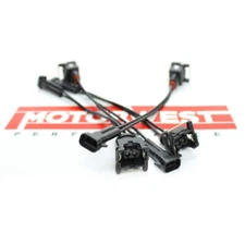 Set of 4 - EV1 Female to Delphi Male Fuel Injector Adapter