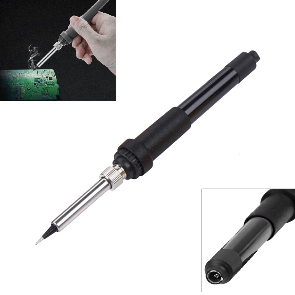 12V 60W DC Car Battery Low Voltage Soldering Iron Head Clip Welding
