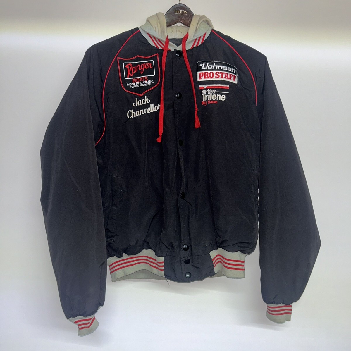 VINTAGE Ranger Boats Jacket Adult Large Black Red VINTAGE Ranger Boats Jacket Adult Large Black Red