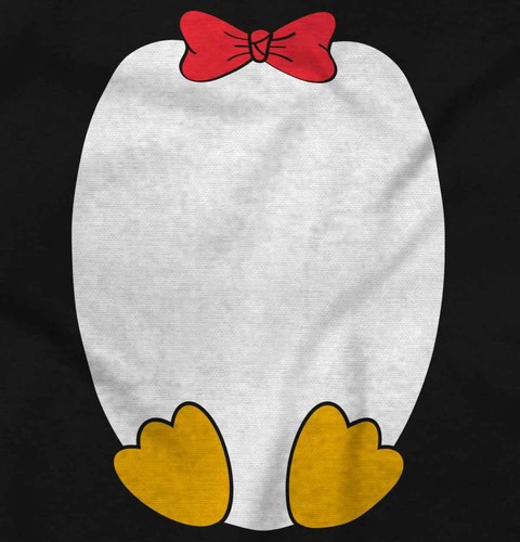 Cool Funny Penguin Animal Halloween Costume Long Sleeve Tshirt for Men or Women - Picture 2 of 8