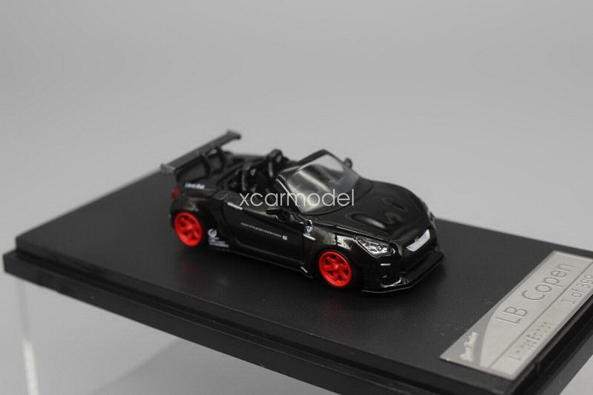 ミニカー LA400K SH 1/64 Scale Daihatsu Copen LA400 Black Diecast Car Toy Gift