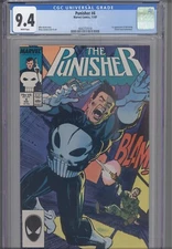 Punisher #4 CGC 9.4 1987 Marvel Comics Klaus Jansen Cover 1st App Microchip
