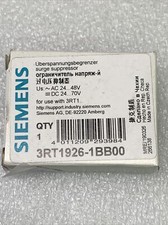 (LOT OF 10) SIEMENS 3RT1926-1BB00 24VAC...48V, 24VDC..70V SURGE SUPPRESSOR NEW