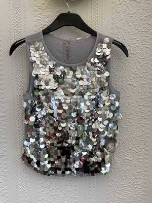 sequin top h and m