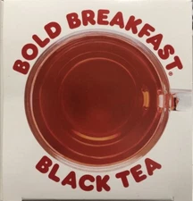 Dunkin Bold Breakfast Black Tea 1 BOX 15 Tea Bags. NW 1.6 OZ