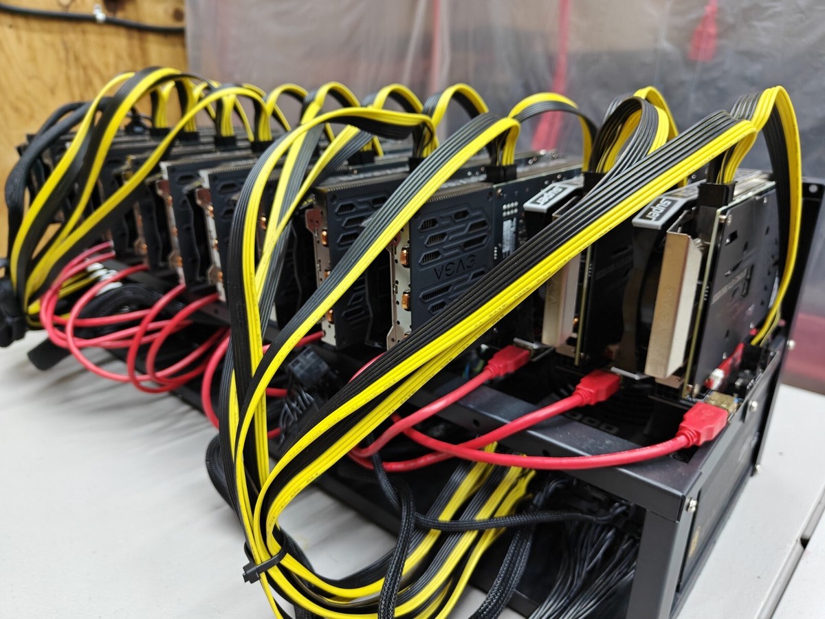 マイニングリグ ( 1660 Super x 8 ) My first serious 8x 1660 Super GPU mining rig ~230 MH/s : r
