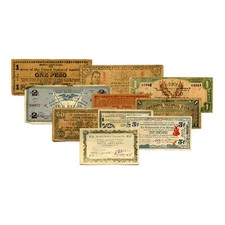 9 diff. provinces Philippines WW2 guerilla Bohol, Mindanao, Negros, etc. Circ.