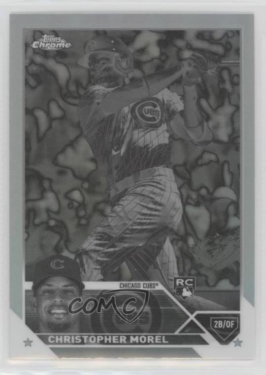 2023 Topps Chrome Negative Refractor Christopher Morel #198 Rookie RC tp9