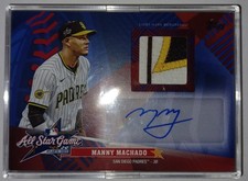 2025 TOPPS UPDATE SERIES MANNY MACHADO #AST-MM ALL-STAR STITCHES AUTO CARD #3/5