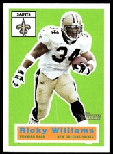 Ricky Williams 2001 Topps Heritage #28 Saints NFL READ FREE SHIP AutographDen