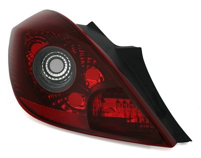 Rückleuchte links für Opel Corsa D 2006- in OPC OPTIK Rot Smoke Heckleuchte