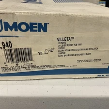 MOEN VILLETA TL940 Chrome 2 Handle Lever Roman Tub Trim