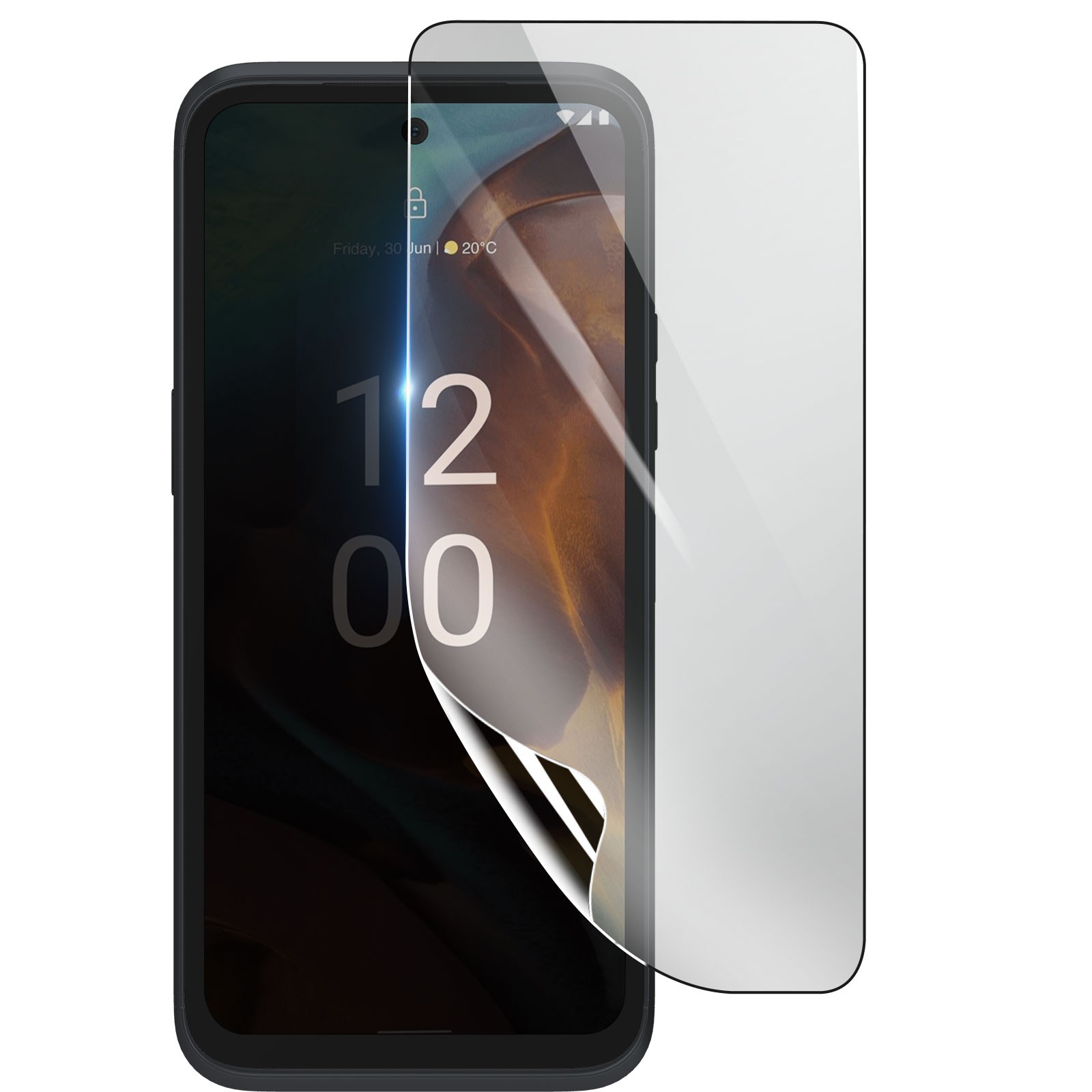 Évitez les rayures : protection écran hydrogel antichoc pour Nokia XR21 transparent