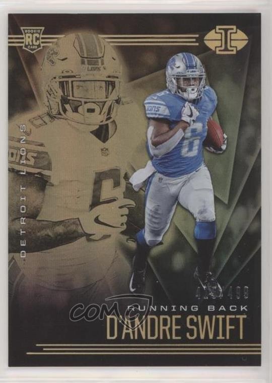 2020 Panini Illusions Trophy Collection Bronze /499 D'Andre Swift #12 1q0b