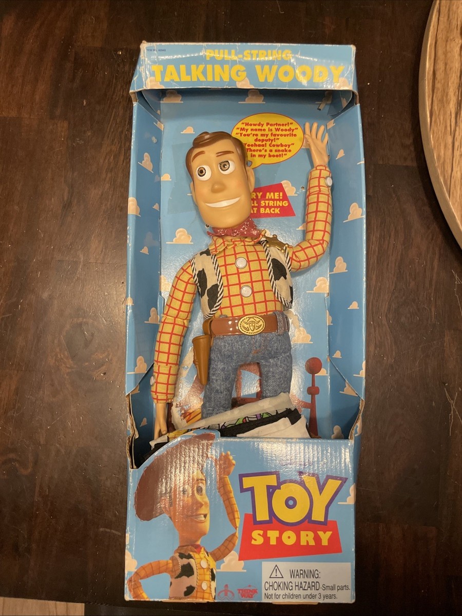 Toy Story 1995 Pull-String Woody by Thinkway Works Perfectly With