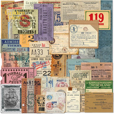 100Pcs Vintage Sticker Pack - Scrapbooking Supplies  Junk Journal Accessories -