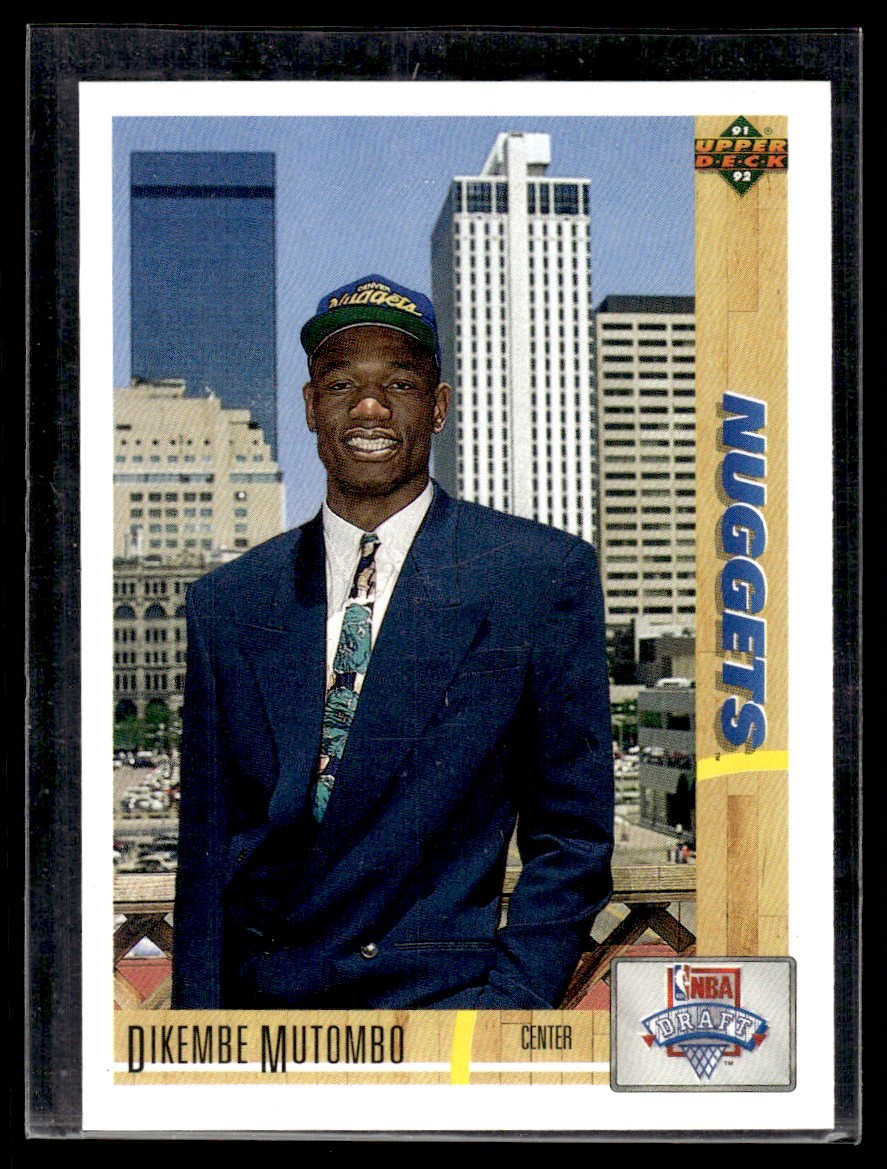1991-92 Upper Deck Dikembe Mutombo Rookie Denver Nuggets #3