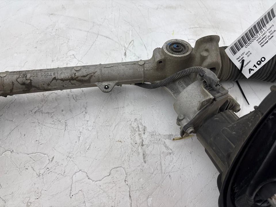 Lincoln MKX 2016-2018 barra de engranajes de dirección y piñón OEM Foto 4 de 4