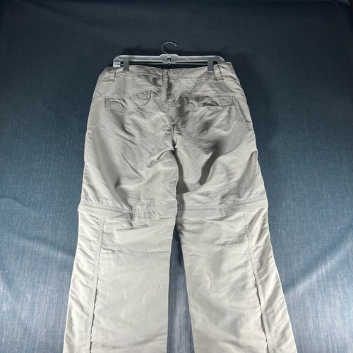 Eddie Bauer Women's Pants Size 8 White Hiking Drawstring Lightweight Nylon MB - Picture 4 of 12