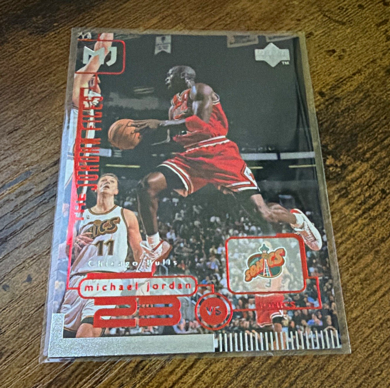 Upper Deck 1997-98 23 VS. Michael Jordan #59 Chicago Bulls NBA Finals Card