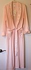 NWT Large sexy set night gown+robe lace trim luxurious 100%pima cotton pink RARE — photo 1