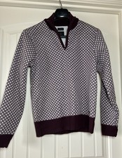 NWT Buffalo David Bitton Men's 1/4 Zip Sweater Size Small