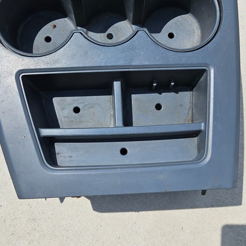06-09 Dodge RAM 1500 2500 3500 Floor Business Center Console Cupholder Slate - Picture 3 of 10