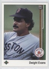 1989 Upper Deck Dwight Evans #366 0b4