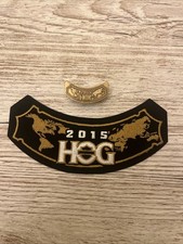 Harley Davidson Owners Group Motor Cycles / Bike Patch and Pin Badge HOG 2015