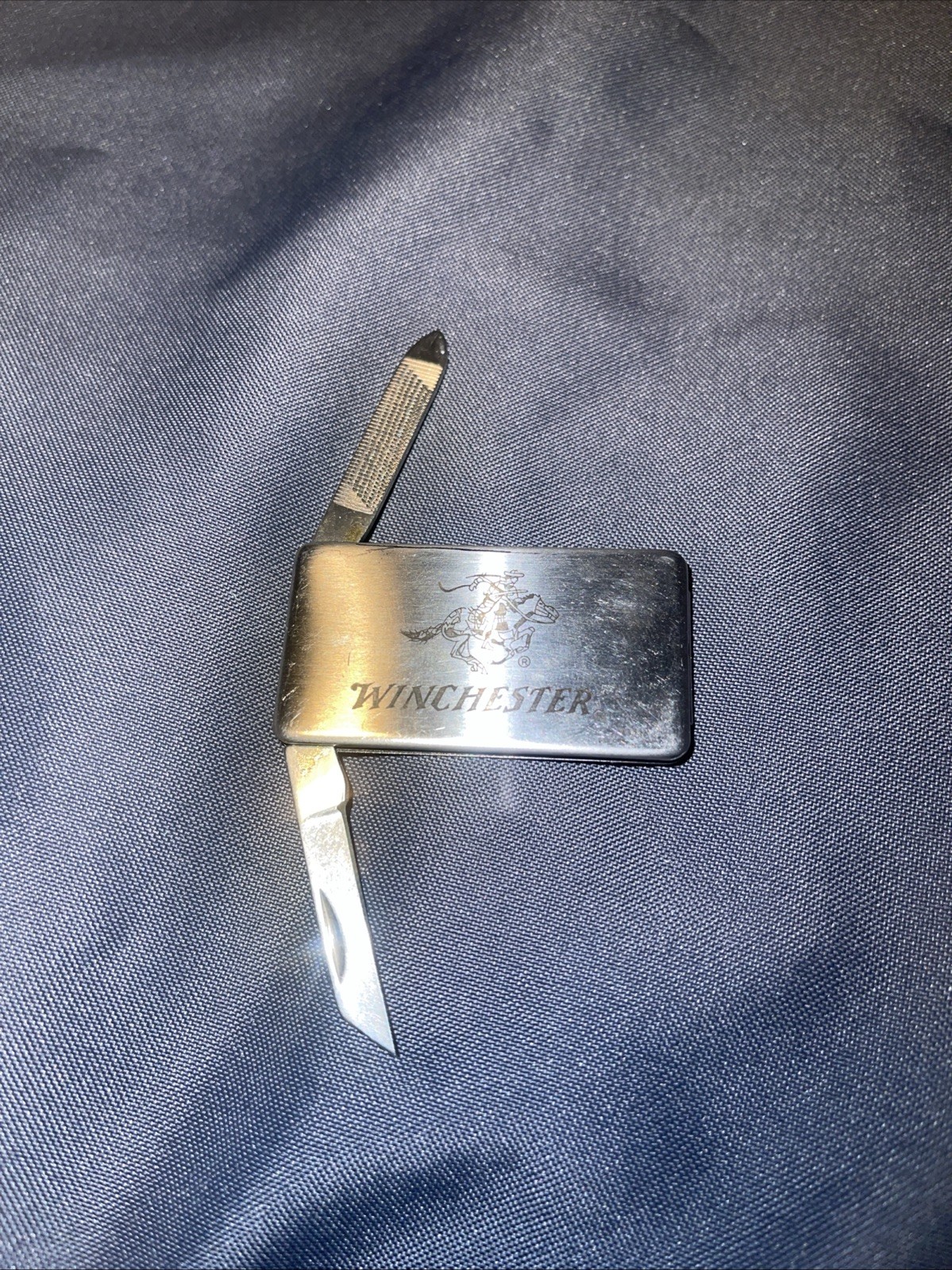 Winchester Money Clip MultiTool Pocket Knife Vintage Stainless Steel No Rust-image