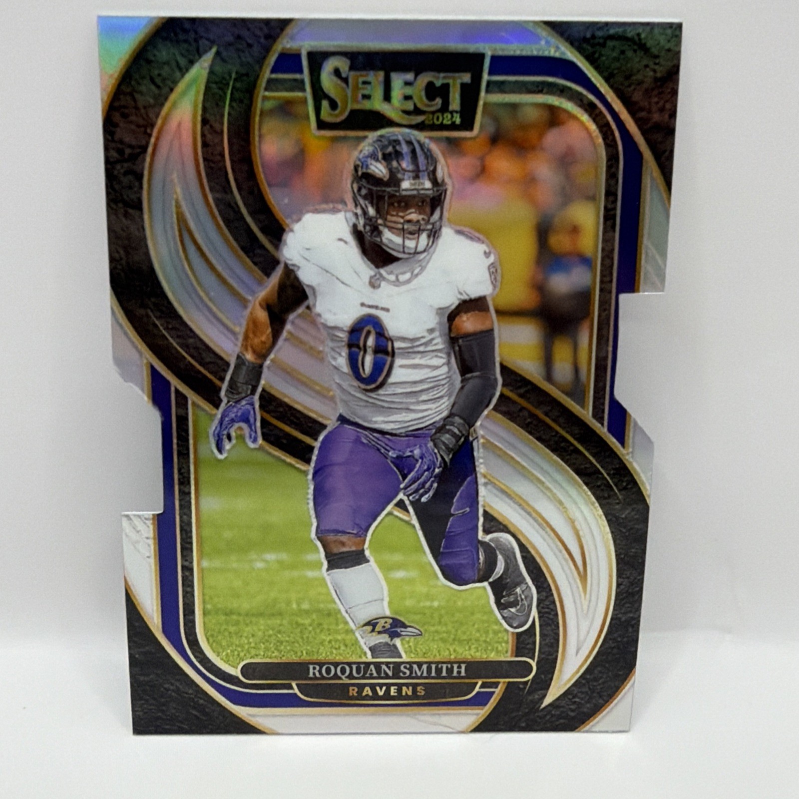 2024  Select - Roquan Smith #191 Silver Prizm Die-Cut RAVENS