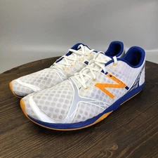 New Balance Minimus Road Shoes Mens Size 13 White Blue Orange Vibram Running