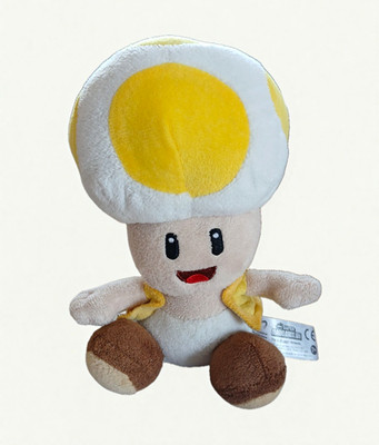 Global Holdings Inc Super Mario Bros Yellow Toad Plush Washable Small 2014