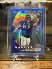 2010 Topps Chrome Terrence Cody Rookie Blue Refractor #039/199