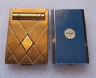 2 Vintage Art Deco Kompakte Bourjois Abend Paris New York Langlois