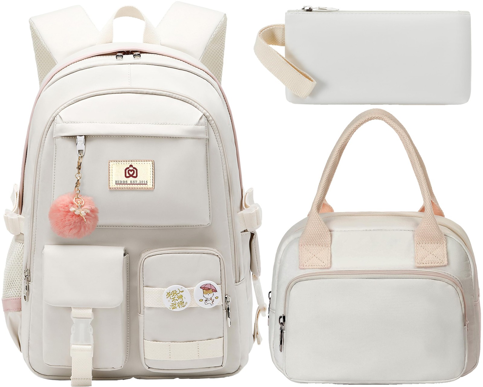 For Teen Girls Women College Laptop Backpacks Kids Cute Book